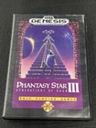 Phantasy Star III: Generations of Doom (Sega Genesis, 1991) CIB Tested