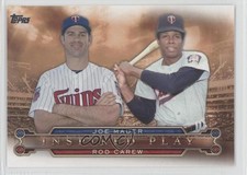 2015 Topps Inspired Play Dual Rod Carew Joe Mauer #I-6 HOF 1md
