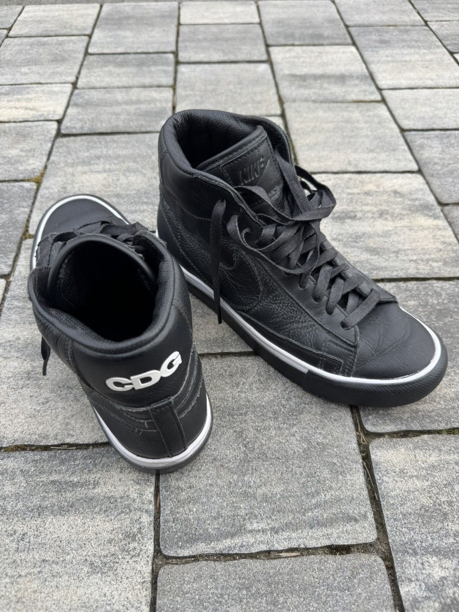 靴 Nike CDG BLAZER HIGH 29cm Nike CDG Black Comme des Garcons Blazer High | eBay