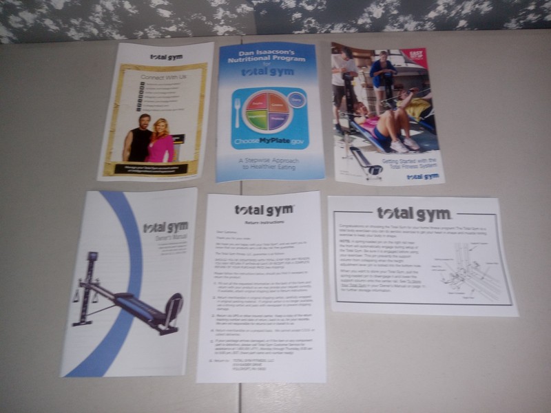 Total Gym XLS Manual with Start Up and Nutrition Guide