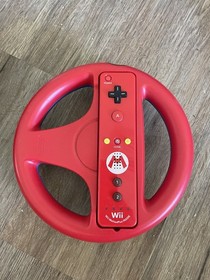 Nintendo Wii U Mario Kart 8 Set Console Bundle GamePad Remote Wheel Tested
