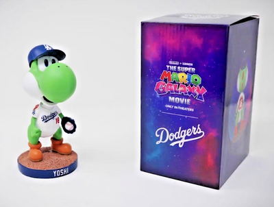 2026 YOSHI Bobblehead SUPER MARIO NINTENDO LA Dodgers SGA 3/31/26