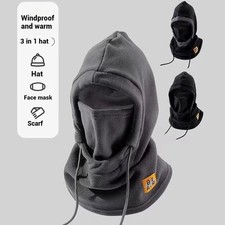 Winter Warm Hat with Mask and Neck Warmer 3-in-1 Windproof Balaclava for Men and
