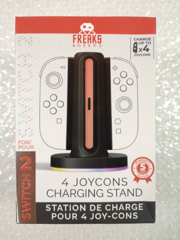 Chargeur rapide de Joy-Con Switch 2 Freaks and Geeks avec indicateurs LED
