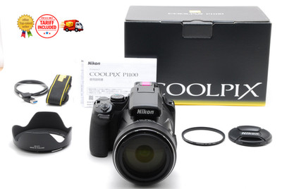 31 Sprachen [eine unbenutzte] Nikon COOLPIX P1100 125x 4K Digitalkamera aus...