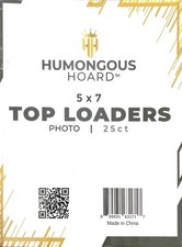25 Humongous Hoard Photo Top Loaders 5x7 in. Display Storage Clear Holders NEW