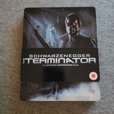 The Terminator (1984) Limited Ed Blu Ray Steelbook Schwarzenegger VGC With JCard