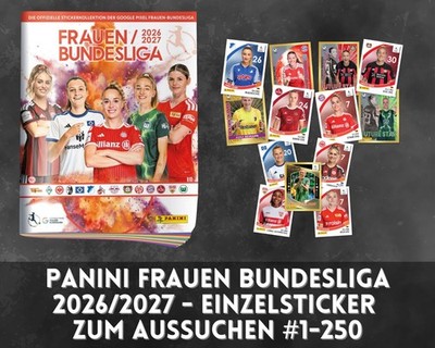 Panini Frauen Bundesliga 2026/2027 - 26/27 - Einzelsticker zum aussuchen #1-250
