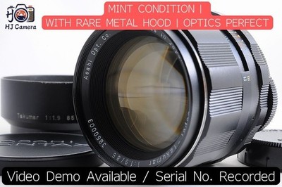 [NEUWERTIG mit Haube] Pentax Super Takumar 85 mm f/1.9 MF Portrait Objektiv...