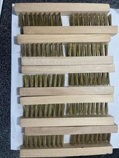 (20) Brass Bristled Wire Brushes 