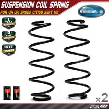2x Rear Suspension Coil Springs for VW Up! Skoda Citigo Seat Mii 2011-2023 1.0