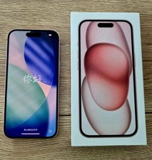 Apple iPhone 15 128 GB Rosa Smartphone iOS Slate Stil mit OVP, Top Zustand.