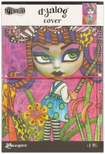 Ranger Dyan Reaveley's Dylusions Dyalog Canvas Printed Cover 5"X8"-Believe