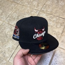 Exclusive Chicago Bulls New Era 59Fifty Size 7 3/8 Black Championship