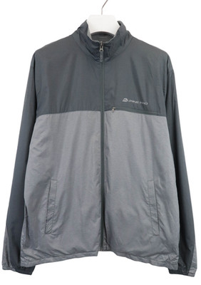 ALPINE PRO Herren Lightweight Jacke XL Grau Stehkragen Reißverschluss Tasche