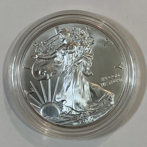 2012 Walking Liberty American Eagle Silver Dollar US Coin 1oz