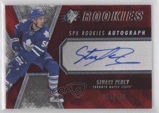 2014-15 SPx Spectrum Red Rookie Auto 108/199 Stuart Percy #138 Auto a3i