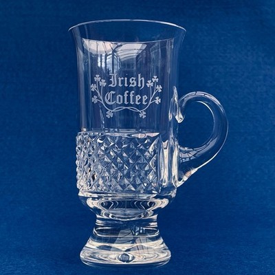 Galway Crystal Irish Coffee Glas - geätzter Irish Coffee - mehrere verfügbar