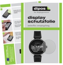 6x Pellicola Protettiva per Emporio Armani Smartwatch 3 Protezione Schermo