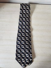 Vintage Ferrell Reed Tie Imported Silk Hand Tailored In The U.S.A