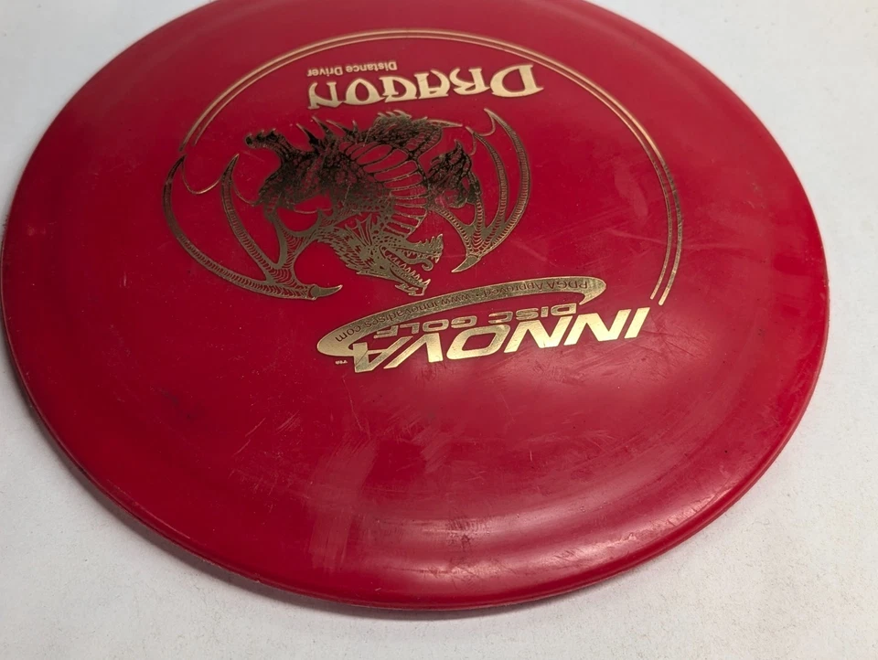 Innova DX Dragon Disc Golf Distance Driver PFN 150g Red Lightweight - Image 4 of 4