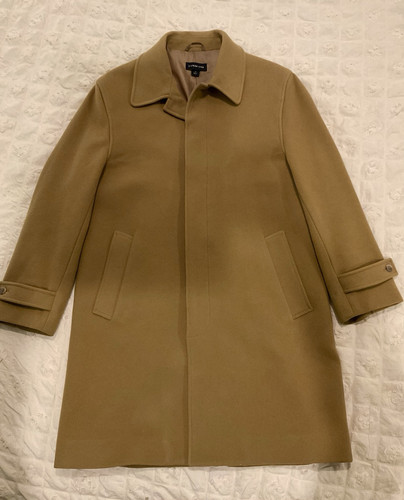 Wool car coat by Lands’ End, tan/camel color, M, 40R - Picture 1 of 13
