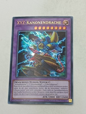 Yu-Gi-Oh Einzelkarte XYZ-Kanonendrache bespielt