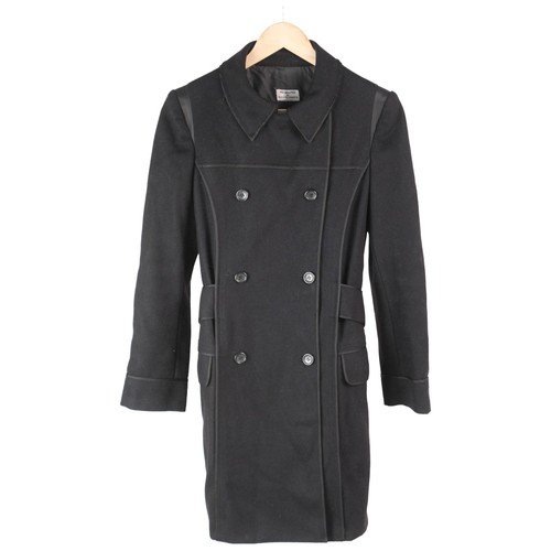 Alberta Ferretti, Cappotto lana nero vintage Philosophy di Alberta Ferretti US 6 S Made in Italy