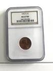 1c 1952 S NGC MS67 RD Lincoln Wheat Cent Uncirculated San Francisco KM#132