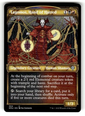 Lagomos, Hand of Hatred (Showcase) Dominaria United U 304 NM