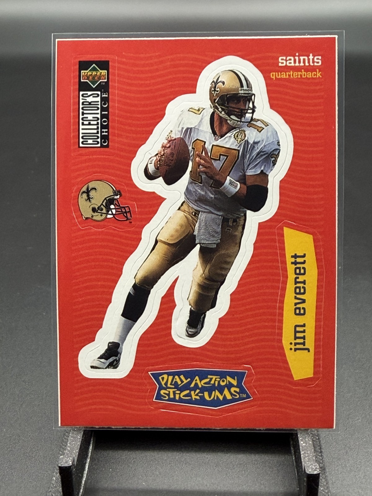 1997 Collector's Choice #S13 Jim Everett Play Action Stick-Ums