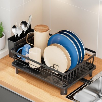 Dish Drying Rack, Stainless Steel Dish Racks for Kitchen Counter, Sink Organi...