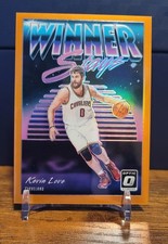 2018-19 Panini Donruss Optic Winner Stays Orange Prizm /39 Kevin Love #17
