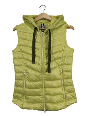 COMMA Steppweste Damen Weste Gr. DE 34 blassgelb Casual-Look