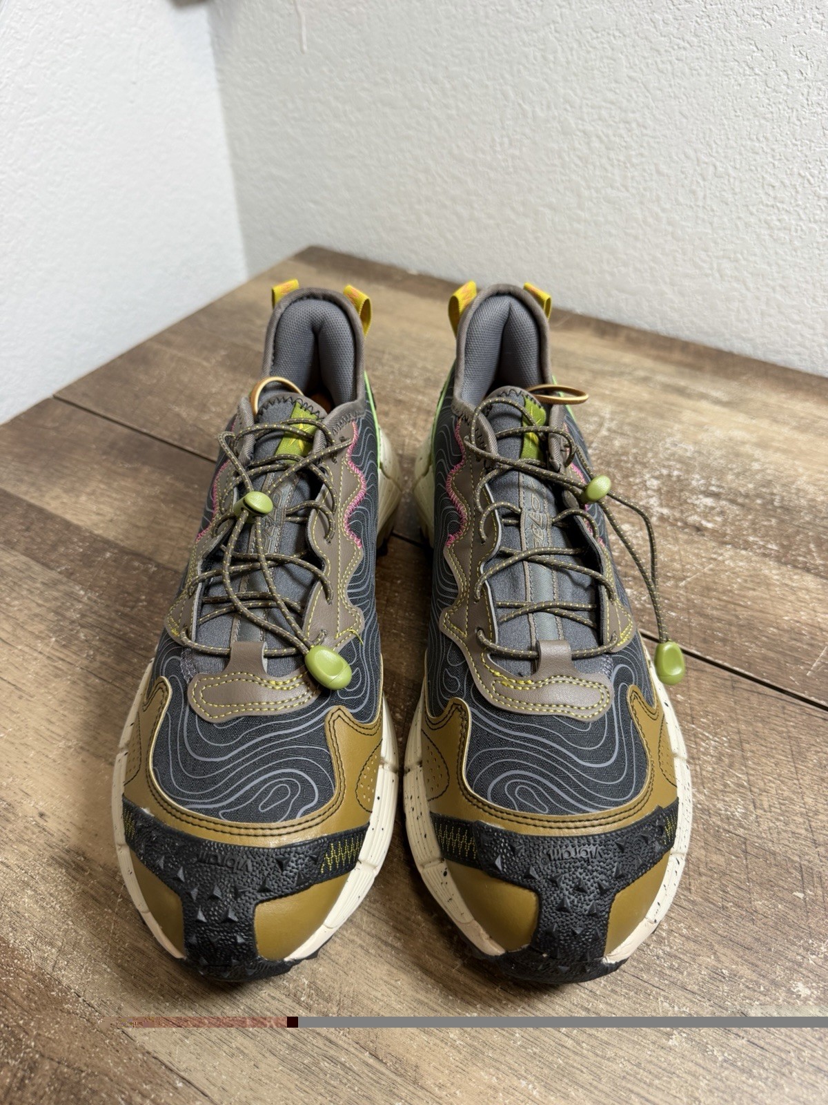 REEBOK Zig Kinetica II Edge GX0511 Grey Men Trail Running Shoes Size 10.5 NEW image 3