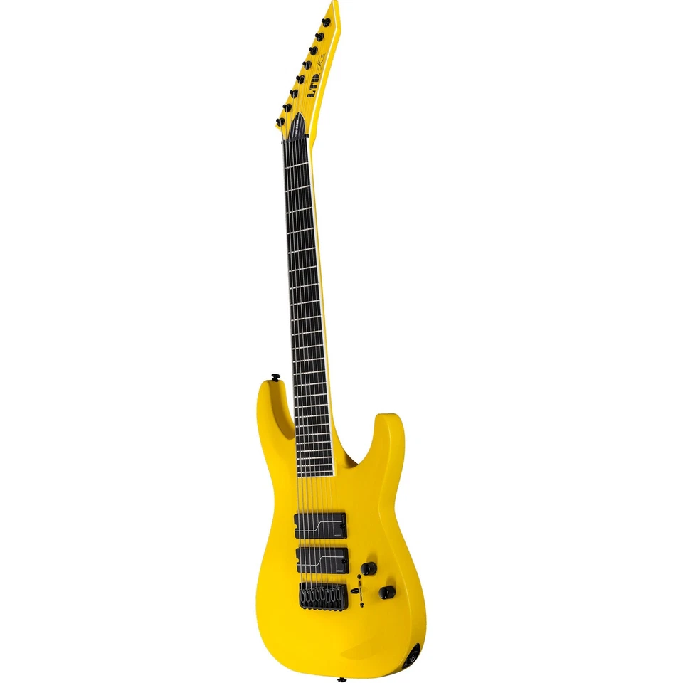ESP LTD SC-608 Stephen Carpenter Baritone Electric Guitar - Yellow - Image 4 of 4