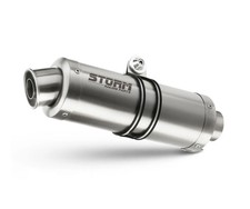 Scarico Storm by Mivv Oval inox per Yamaha Xt 1200 Z Supertenere 2010 > 2021