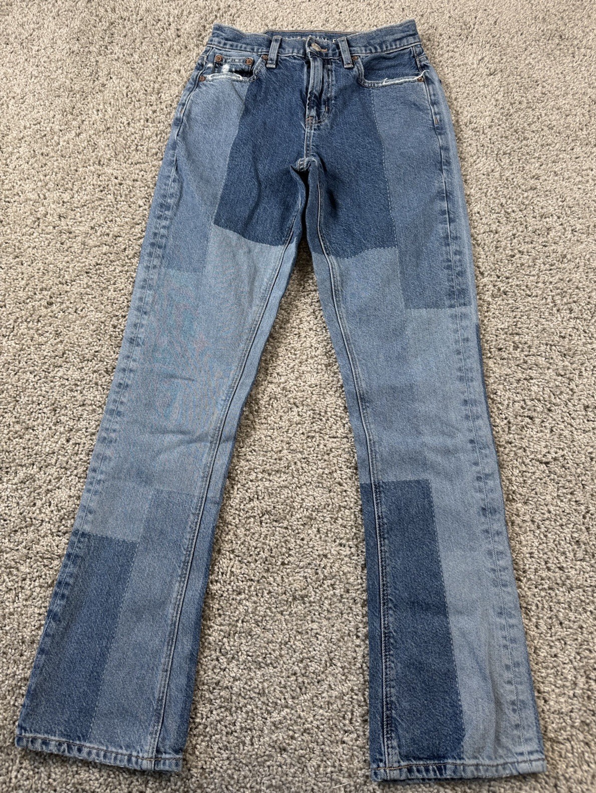 American Eagle 90s Bootcut Patchwork Jeans Denim … - image 2