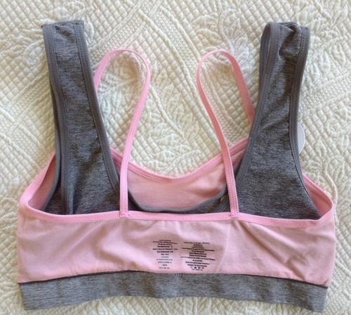MAIDENFORM Girl’s Sport Bra Pink/Gray Size XL NWT - Picture 4 of 5