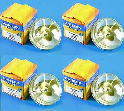 4 Stück OMNILUX PAR36 6,4V / 30W Halogenlampe PAR 36 PIN SPOT Pinspot OMNILUX