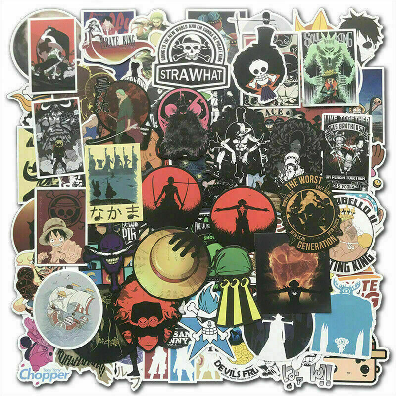 50pcs Anime Avatars Stickers Gemengde Vinyl Stickers Voor 50pcs Anime Avatars Stickers Gemengde Vinyl Stickers Voor