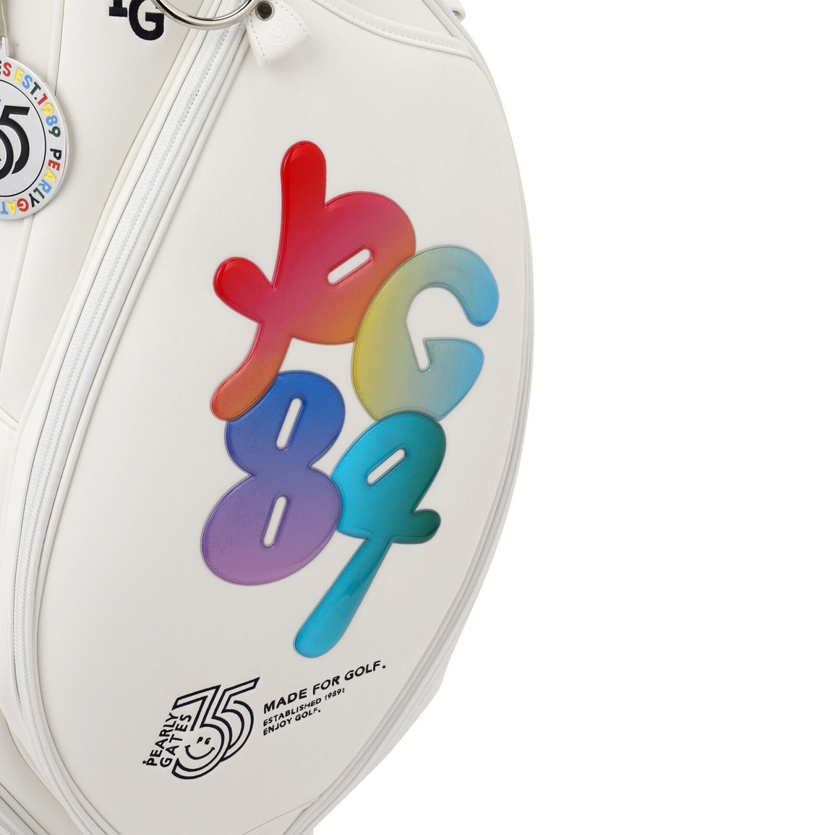 PEARLY GATES PG 35th Caddy Bag White 46inch Compatible Unisex Golf