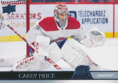 2020-21 Upper Deck #353 CAREY PRICE - Montreal Canadiens