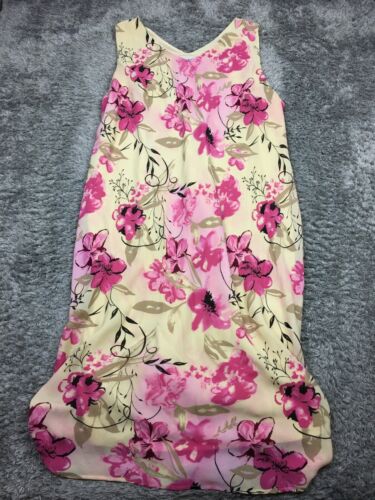 Fashion Bug Dress Womens Size 26W Maxi Sleeveless Pink Beige - Picture 3 of 11