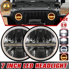 Faro proiettore Halo Ring 7 pollici omologato per Jeep Wrangler TJ LJ JK Unlimited