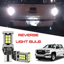 2pcs Xenon White 24-SMD LED Backup Reverse Light Bulbs for GMC Sierra 2014-2020