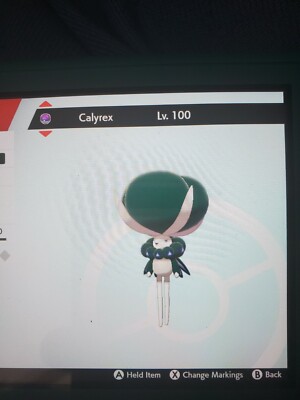 POKEMON SWORD AND SHIELD LEGENDARY CALYREX LV 100 WITH MASTER BALL! | eBay