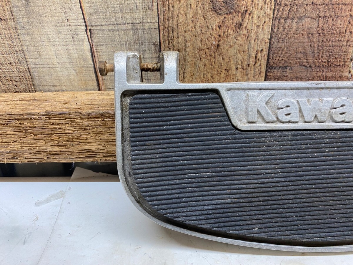 1989 89 Kawasaki KZ 1000 P Police Floor Board Left Right w Rubber