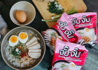 Instant Rice Noodles original Tom Yum Kung Flavour JUB JUB Non Fried size 65g 