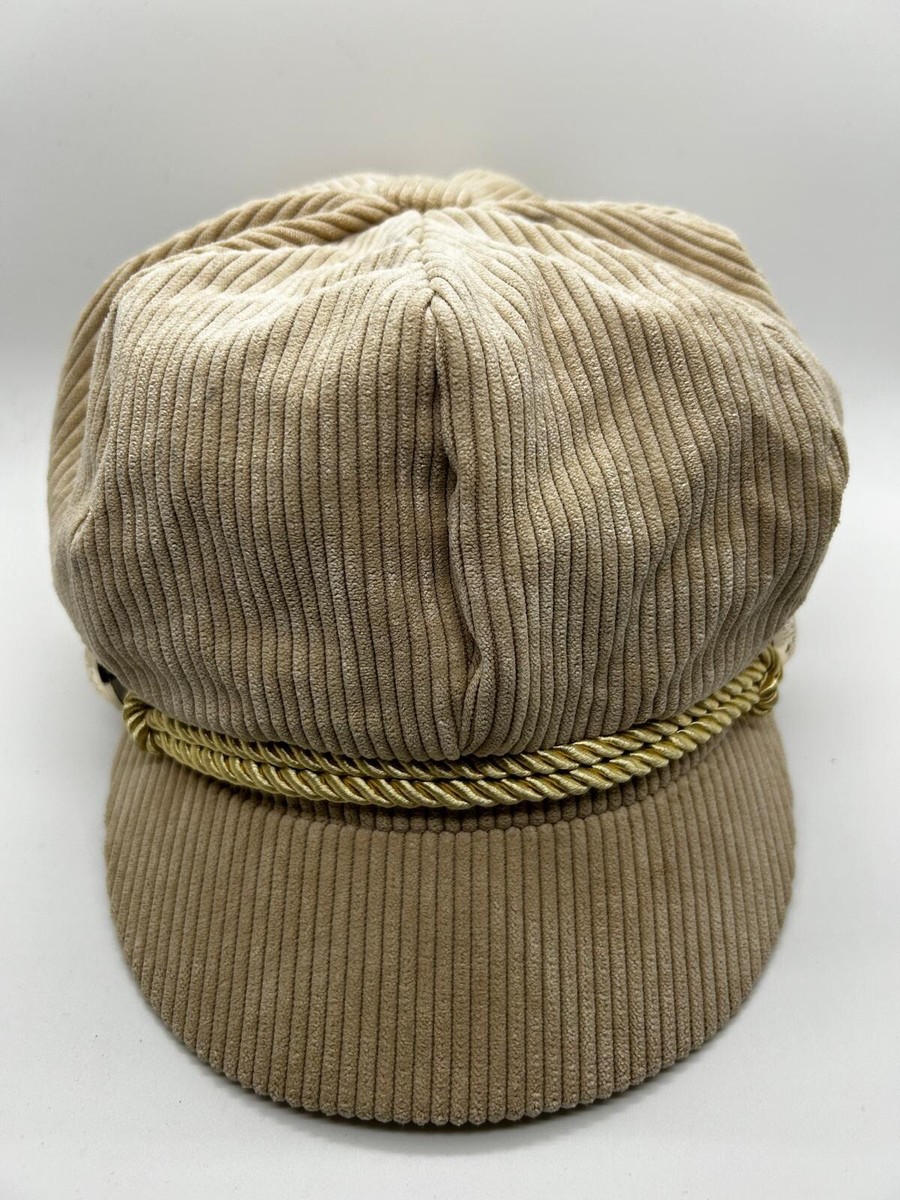 MARCUS ADLER Corduroy Newsboy Hat Marcus Adler New York Womens NewsBoy Hat Cap Black Corduroy  main image 3